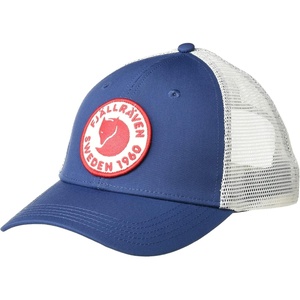 image:imageFjllrven 1960 Logo Langtradarkeps Cap  Breathable Mesh Adjustable Snapback Trucker Style  Hiking TravelIndigo Blue