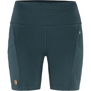image:imageFjllrven Abisko 6 Womens Biker Shorts  Moisture Wicking Recycled Fabric Stretch Fit  Hiking TrekkingMountain Blue