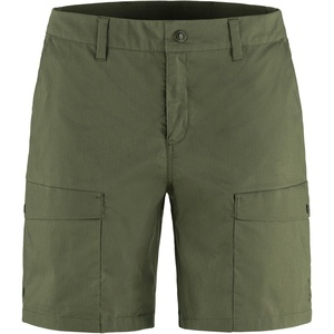 image:imageFjllrven Abisko Hybrid Trail Womens Shorts  Stretch Panels Reinforced Areas Durable Fabric  Hiking TrekkingLaurel Green
