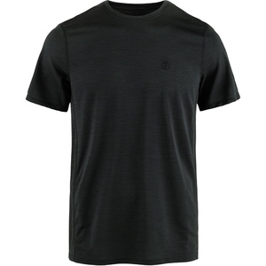 image:imageFjllrven Abisko Lite Mens Short Sleeve Shirt  Comfortable Lightweight Breathable Fabric  Hiking TravelBlack