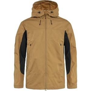 image:imageFjllrven Abisko Lite Mens Trekking Jacket  Lightweight Stretch Comfortable WindResistant Fabric  Hiking TrekkingBuckwheat BrownDark Grey
