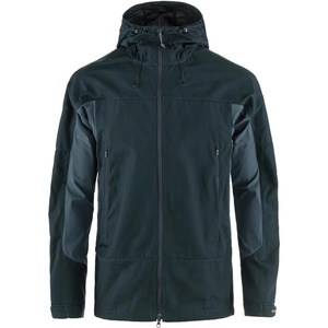 image:imageFjllrven Abisko Lite Mens Trekking Jacket  Lightweight Stretch Comfortable WindResistant Fabric  Hiking TrekkingDark NavyMountain Blue