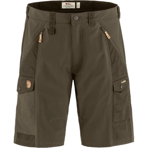image:imageFjllrven Abisko Mens Shorts  Stretch Panels Reinforced Areas Durable Fabric  Hiking TrekkingDark Olive