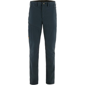 image:imageFjllrven Abisko Mens Trekking Trousers  Stretch Panels Reinforced Knees Durable Fabric  Hiking TrekkingDark Navy