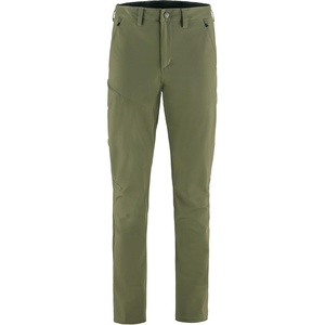 image:imageFjllrven Abisko Mens Trekking Trousers  Stretch Panels Reinforced Knees Durable Fabric  Hiking TrekkingLaurel Green