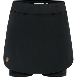 image:imageFjllrven Abisko Midsummer Womens Skort  Stretch Panels Lightweight Ventilated Fabric  Hiking TrekkingBlack