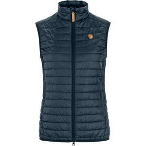 image:imageFjllrven Abisko Padded Womens Vest  Lightweight Insulated WindResistant Fabric  Hiking TrekkingNavy