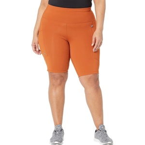 image:imageFjllrven Abisko Short Womens Biker Shorts  Stretch Fit Moisture Wicking Fabric  Hiking TrekkingTerracotta Brown