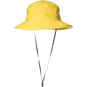 image:imageFjllrven Abisko Sun Hat  Wide Brim Ventilation Eyelets Packable Fabric  Hiking TravelOchre