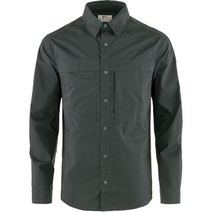 image:imageFjllrven Abisko Trail Mens Long Sleeve Trekking Shirt  Comfortable Lightweight Breathable Fabric  Hiking TrekkingDark Grey