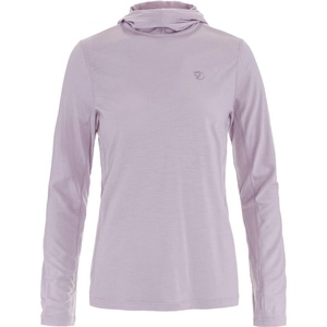 image:imageFjllrven Abisko Womens Wool Hoodie  Temperature Regulating Merino Wool Lightweight Warmth  Hiking TrekkingLavender Mist