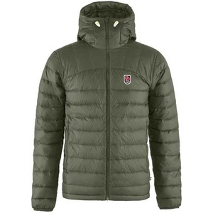 image:imageFjllrven Expedition Pack Down Hoodie Mens Jacket  Lightweight Warm Packable Insulated Winter Layer for Hiking TrekkingDeep Forest