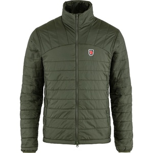 image:imageFjllrven Expedition XLatt Mens Jacket  Water and Wind Resistant Insulated Lightweight Packable  Hiking TrekkingDeep Forest