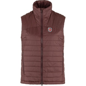 image:imageFjllrven Expedition XLatt Womens Vest  Water and Wind Resistant Insulated Lightweight Packable  Hiking TravelLight Garnet