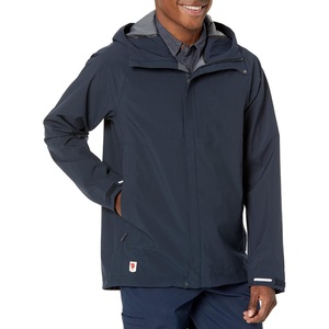 image:imageFjllrven HC Hydratic Trail Mens Shell Jacket  Waterproof Windproof Insulated Breathable Fabric  Hiking TrekkingDark Navy