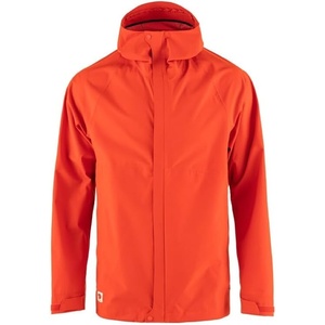 image:imageFjllrven HC Hydratic Trail Mens Shell Jacket  Waterproof Windproof Insulated Breathable Fabric  Hiking TrekkingFlame Orange