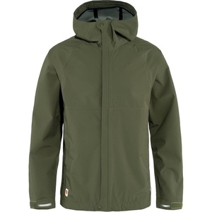 image:imageFjllrven HC Hydratic Trail Mens Shell Jacket  Waterproof Windproof Insulated Breathable Fabric  Hiking TrekkingLaurel Green