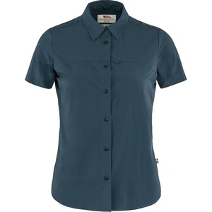 image:imageFjllrven High Coast Lite Womens Short Sleeve Shirt  Breathable Quick Dry Lightweight Fabric  Hiking TravelNavy