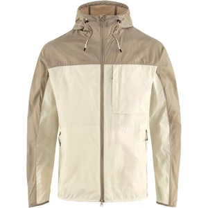 image:imageFjllrven High Coast Wind Mens Wind Jacket  Wind Resistant Shell Lightweight Fabric Packable Design  Hiking TrekkingChalk WhiteFossil