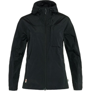 image:imageFjllrven High Coast Wind Womens Wind Jacket  Wind Resistant Shell Lightweight Fabric Packable Design  Hiking TrekkingBlack
