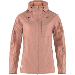 image:imageFjllrven High Coast Wind Womens Wind Jacket  Wind Resistant Shell Lightweight Fabric Packable Design  Hiking TrekkingDusty Rose
