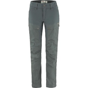 image:imageFjllrven Keb Curved Womens Trekking Trousers  Water Resistant Vented Reinforced Fabric Curved Fit  Hiking TrekkingBasalt