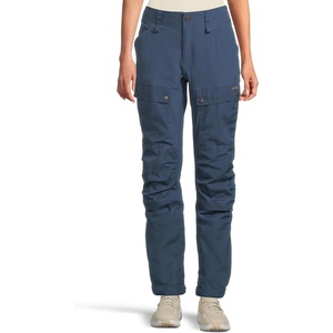 image:imageFjllrven Keb Curved Womens Trekking Trousers  Water Resistant Vented Reinforced Fabric Curved Fit  Hiking TrekkingIndigo Blue