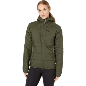 image:imageFjllrven Keb Padded Hoodie Womens Jacket  Lightweight Insulated Weather Resistant Fabric  Hiking TrekkingDeep Forest