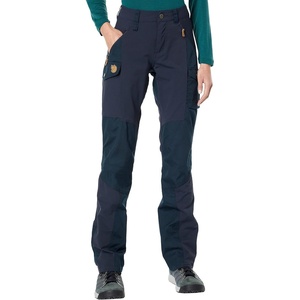 image:imageFjllrven Nikka Curved Womens Trekking Trousers  Water Resistant Reinforced Fabric Curved Fit  Hiking TrekkingDark Navy
