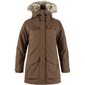 image:imageFjllrven Nuuk Lite Parka Womens Coat  Insulated Waterproof Lightweight Winter Jacket for Outdoor UseDark Oak