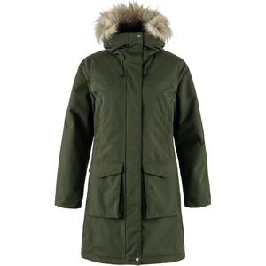 image:imageFjllrven Nuuk Lite Parka Womens Coat  Insulated Waterproof Lightweight Winter Jacket for Outdoor UseDeep Forest