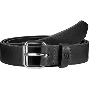 image:imageFjllrven Singi 25 cm Belt  Durable Leather Metal Buckle Adjustable Fit  Hiking TravelBlack