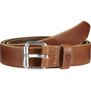 image:imageFjllrven Singi 25 cm Belt  Durable Leather Metal Buckle Adjustable Fit  Hiking TravelLeather Cognac