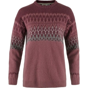 image:imageFjllrven Womens vik Path Knit WMesa Purpledark Garnet