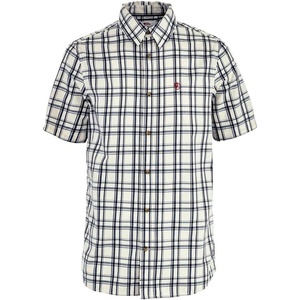 image:imageFjllrven vik Lite Shirt SS Mens ShirtChalk WhiteDark Navy