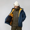 image:imageFjallraven Bergtagen 130 Mens Insulated FullZip Midlayer JacketMountain BlueMustard Yellow