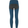 image:imageFjllrven Abisko Pro Womens Trekking Tights  Stretch Panels Reinforced Knees Durable Fabric  Hiking TrekkingIndigo BlueIron Grey