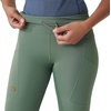image:imageFjllrven Abisko Womens Tights  Moisture Wicking Fabric Lightweight Comfortable Stretch  Hiking TrekkingPatina Green