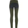 image:imageFjllrven Abisko Womens Trekking Tights  Moisture Wicking Fabric Lightweight Comfortable Stretch  Hiking TrekkingDeep Forest