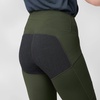 image:imageFjllrven Abisko Womens Trekking Tights  Moisture Wicking Fabric Lightweight Comfortable Stretch  Hiking TrekkingDeep Forest