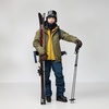 image:imageFjllrven Bergtagen G1000 Mens Jacket  Durable G1000 Fabric Weather Resistance Technical Fit  Hiking TrekkingFlame OrangeMountain Blue