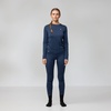 image:imageFjllrven Bergtagen Merino 190 Womens Long Sleeve Shirt  Temperature Control Breathable Wool Warmth  Hiking TrekkingMountain Blue