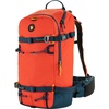 image:imageFjllrven Bergtagen Touring 30 Backpack  Technical Pack Secure Gear Attachment Alpine Design  Touring Trekking Hiking Mountain Blue MediumLargeFlame Orangemountain Blue