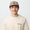 image:imageFjllrven Flat Brim Cap  Durable Cotton Fabric Adjustable Fit Classic Style  Hiking TravelSuede Brown