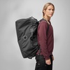 image:imageFjllrven Frden Duffel 80  WaterResistant Fabric Reinforced Handles Lightweight Design  Travel Green 80 LiterCoal Black