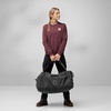image:imageFjllrven Frden Duffel 80  WaterResistant Fabric Reinforced Handles Lightweight Design  Travel Green 80 LiterCoal Black