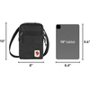 image:imageFjllrven High Coast Pocket Crossbody  WaterResistant Fabric Compact Storage Lightweight Carry  TravelBlack