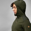 image:imageFjllrven Keb Fleece Womens Hooded Jacket  Insulated Fleece Breathable Warmth Durable Construction  Hiking TrekkingDawn Blue