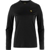 image:imageFjllrven Bergtagen Merino 190 Womens Long Sleeve Shirt  Temperature Control Breathable Wool Warmth  Hiking TrekkingBlack