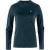 image:imageFjllrven Bergtagen Merino 190 Womens Long Sleeve Shirt  Temperature Control Breathable Wool Warmth  Hiking TrekkingMountain Blue